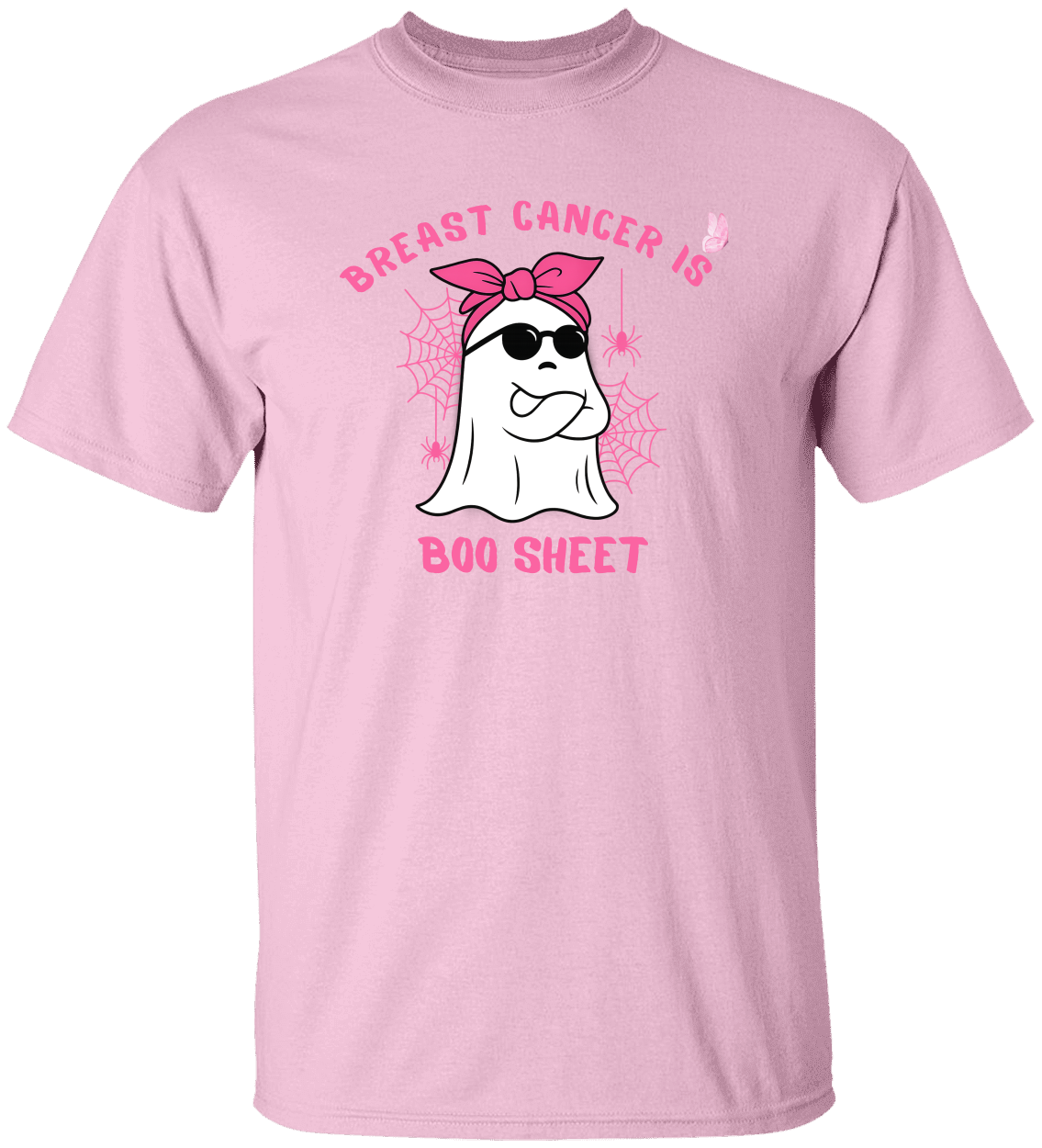 Breast Cancer is Boo Sheet – We Wear Pink for Awareness!  Unisex T-Shirts