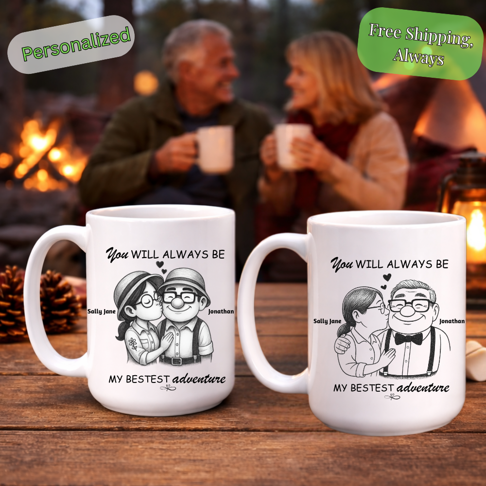 You Will Always Be My Greatest Adventure-Personalized-15 Oz Mug (Bundle Available)