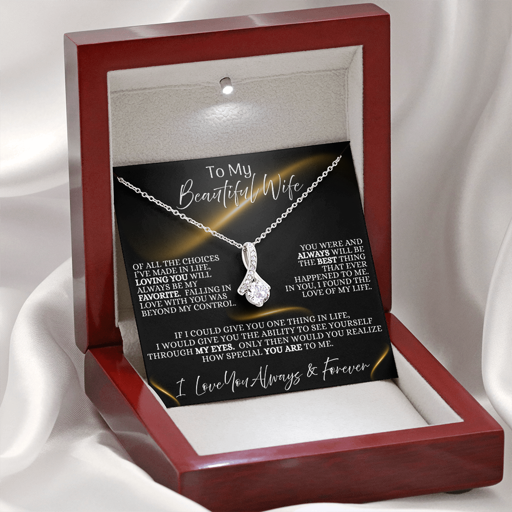 Beautiful Wife — Midnight Devotion | Alluring Beauty Necklace (Gift for Wife)