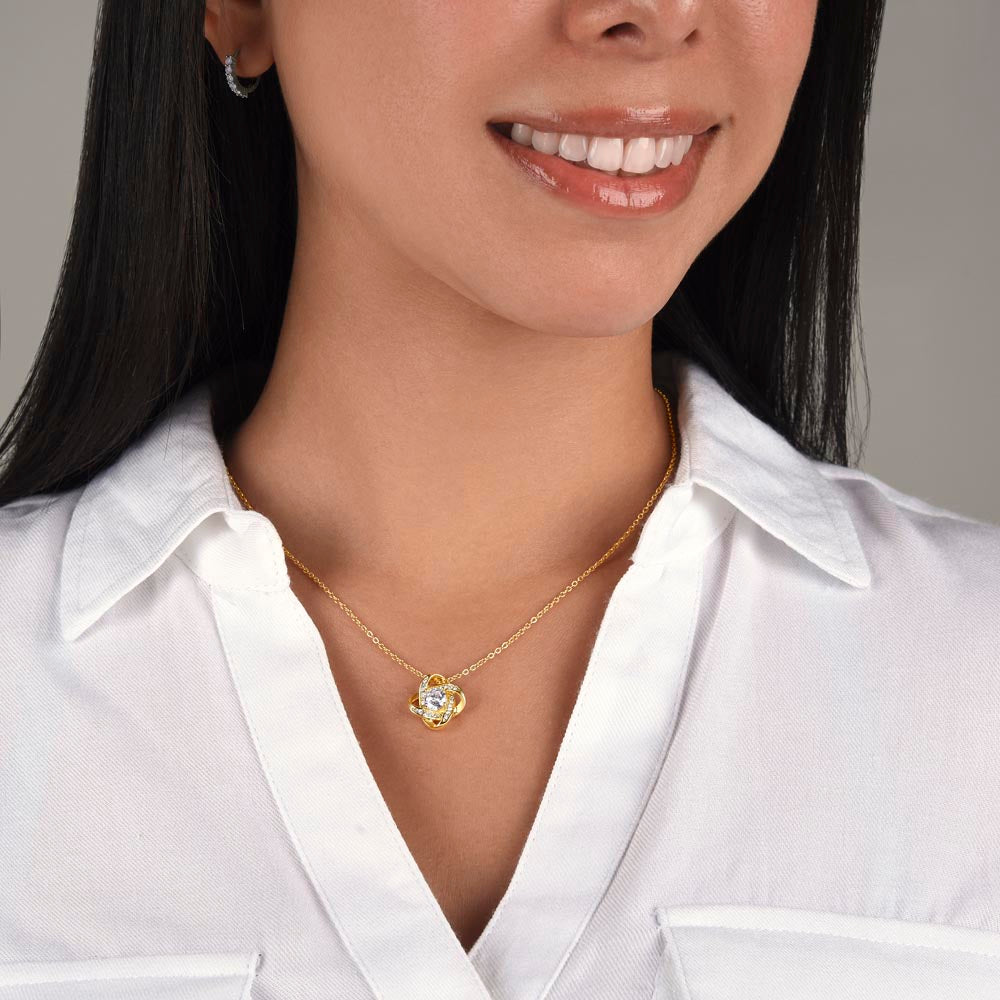 Graduation for Her | Never Forget | Love Knot Necklace