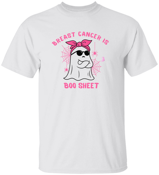 Breast Cancer is Boo Sheet – We Wear Pink for Awareness!  Unisex T-Shirts