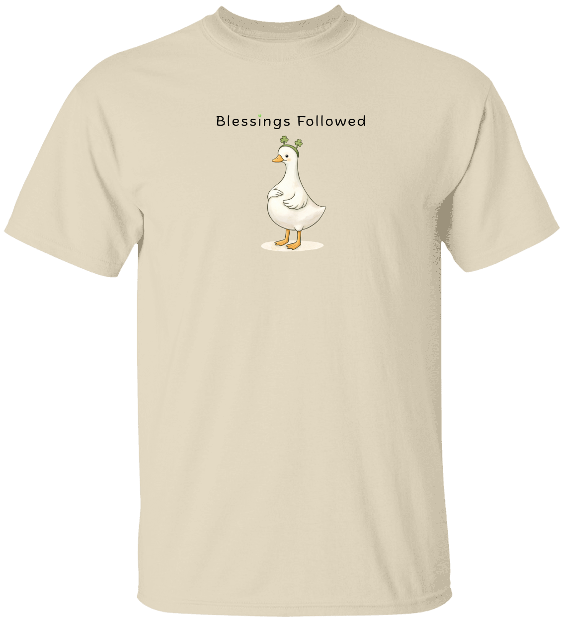 Shenanigans Started/Blessings Followed - St Patrick's Day Pregnancy Announcement Shirt - Funny Goose Tee for Expecting Parents-Unisex