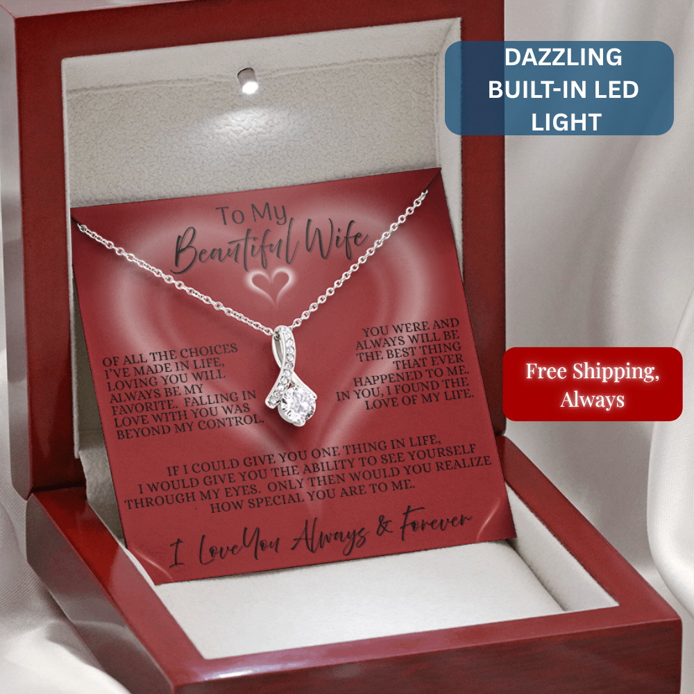 To My Beautiful Wife — The Scarlet Heart Edition | Alluring Beauty Necklace.