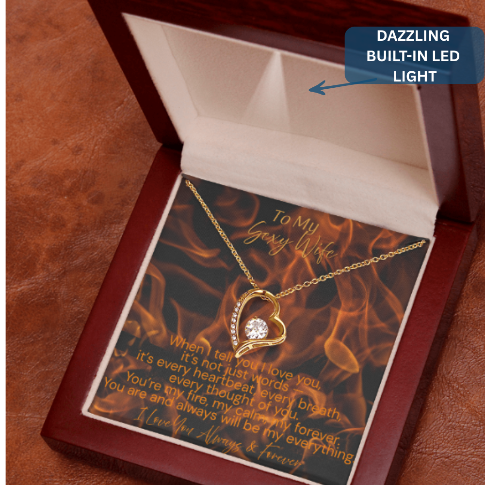 To My Sexy Wife – You’re My Fire, My Forever | Forever Love  Necklace