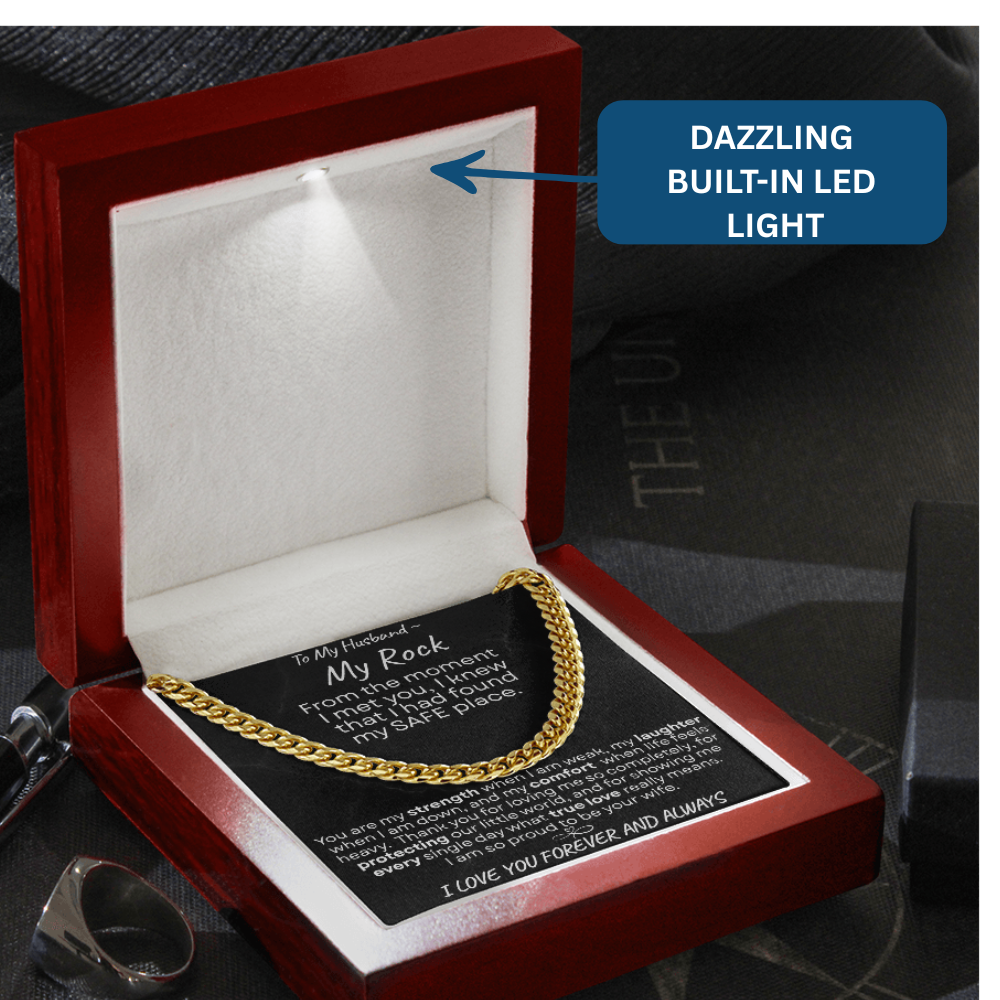 To My Husband | My Rock  |Cuban Chain | 4 Variances