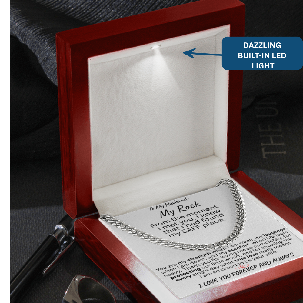 To My Husband | My Rock  |Cuban Chain | 4 Variances