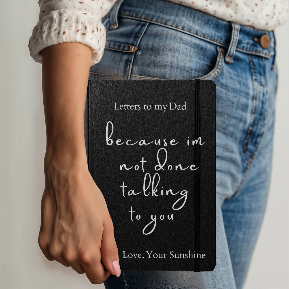 Letters to My Loved One — Grief Journal, Personalized Memorial Gift, Custom Hardcover Keepsake Journal