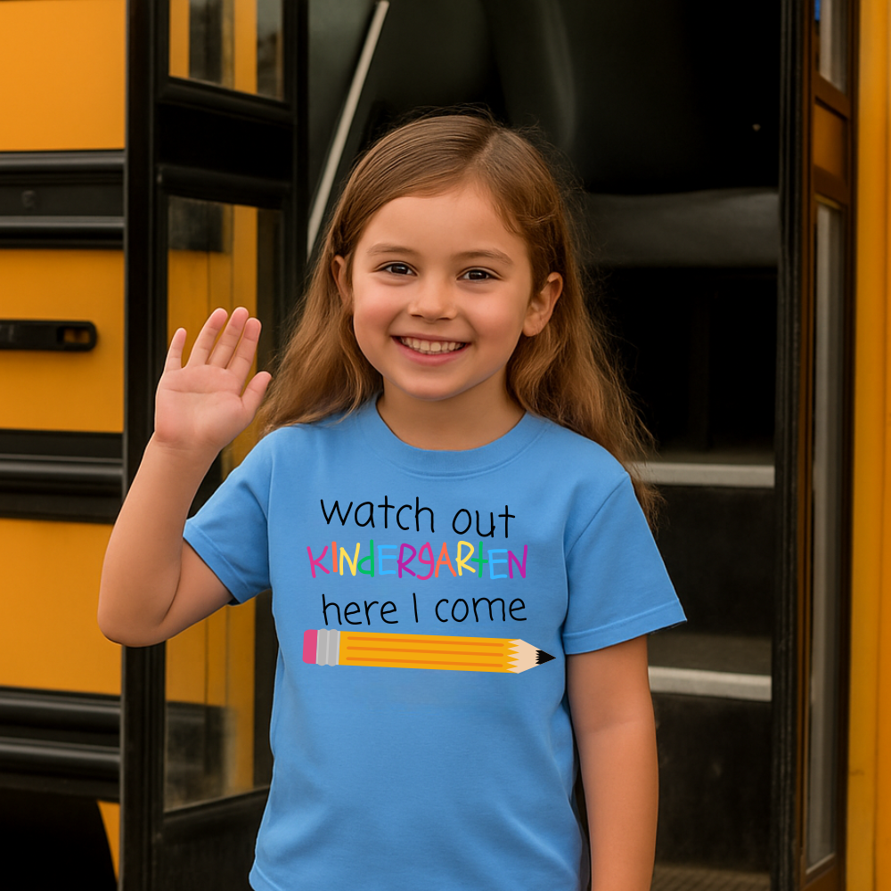 Watch Out Kindergarten -  Here I Come - Unisex TShirt