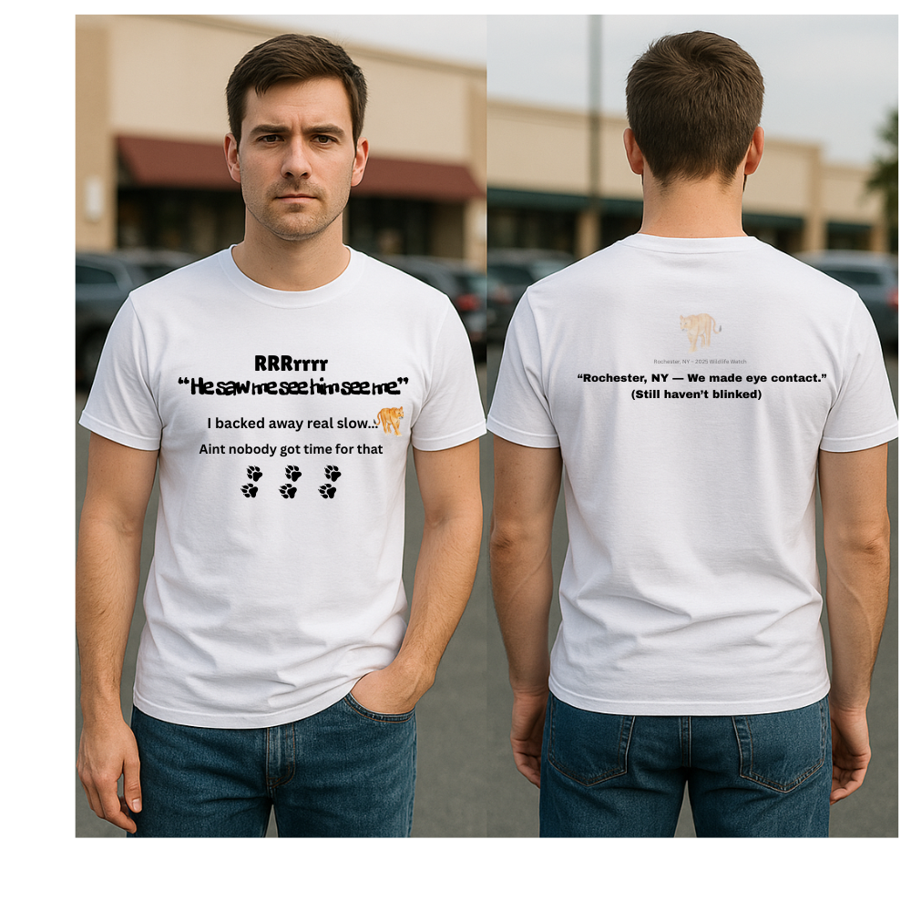 'He Saw Me See Him See Me – Backed Away Real Slow-Aint Nobody Got Time for That' Version - Urban Jungle Moment Tee - UNISEX T-Shirt