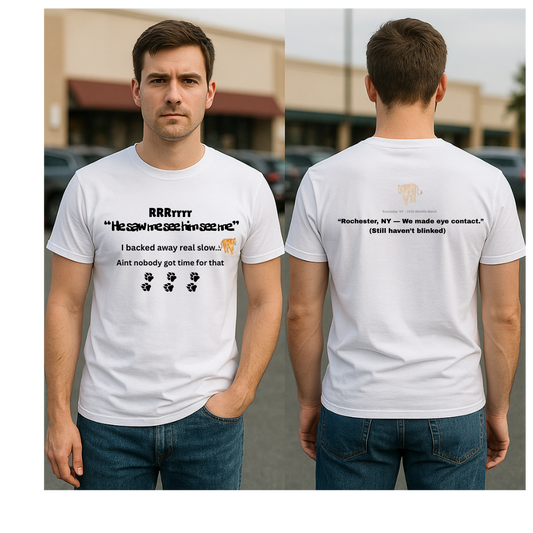 'He Saw Me See Him See Me – Backed Away Real Slow-Aint Nobody Got Time for That' Version - Urban Jungle Moment Tee - UNISEX T-Shirt