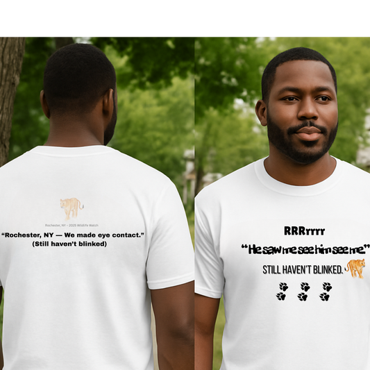 He Saw Me See Him See Me – Still Haven't Blinked Version - Urban Jungle Moment Tee - UNISEX T-Shirt