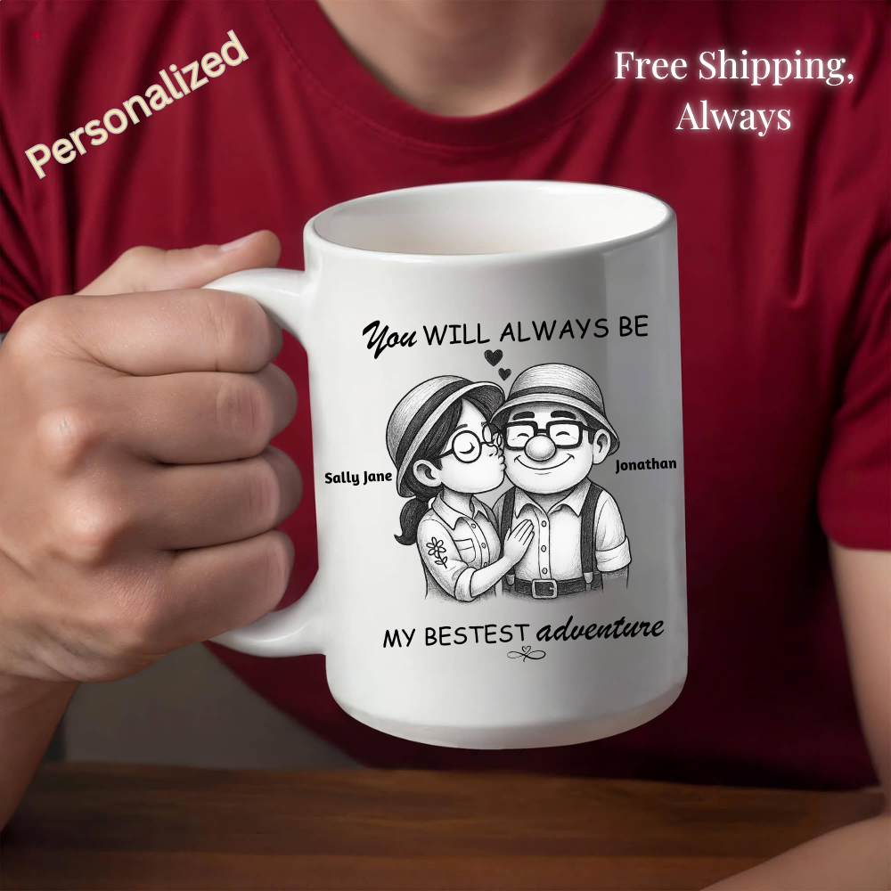 You Will Always Be My Greatest Adventure-Personalized-15 Oz Mug (Bundle Available)
