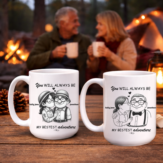 You Will Always Be My Greatest Adventure-Personalized-15 Oz Mug (Bundle Available)
