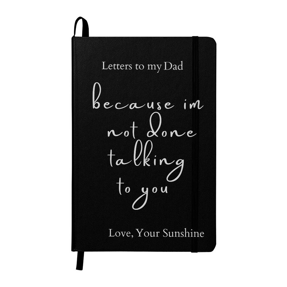 Letters to My Loved One — Grief Journal, Personalized Memorial Gift, Custom Hardcover Keepsake Journal