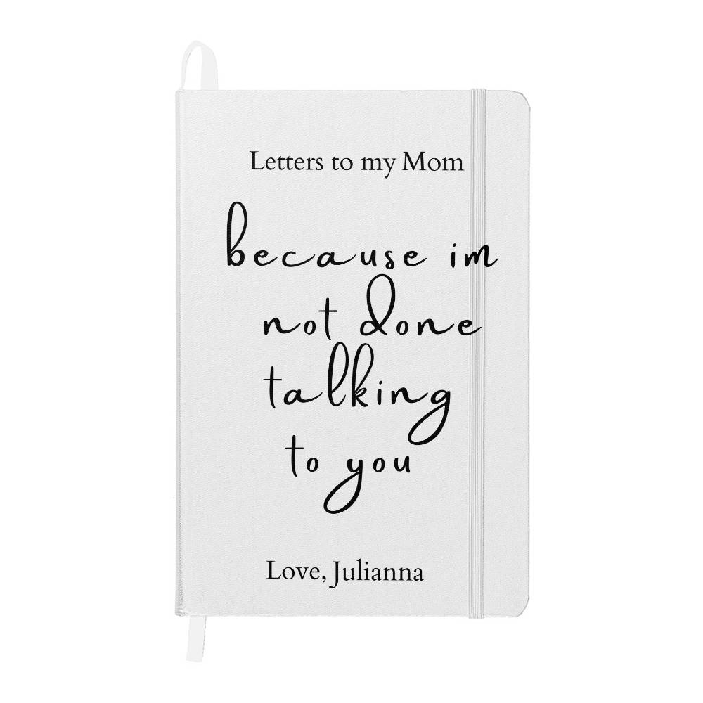 Letters to My Loved One — Grief Journal, Personalized Memorial Gift, Custom Hardcover Keepsake Journal