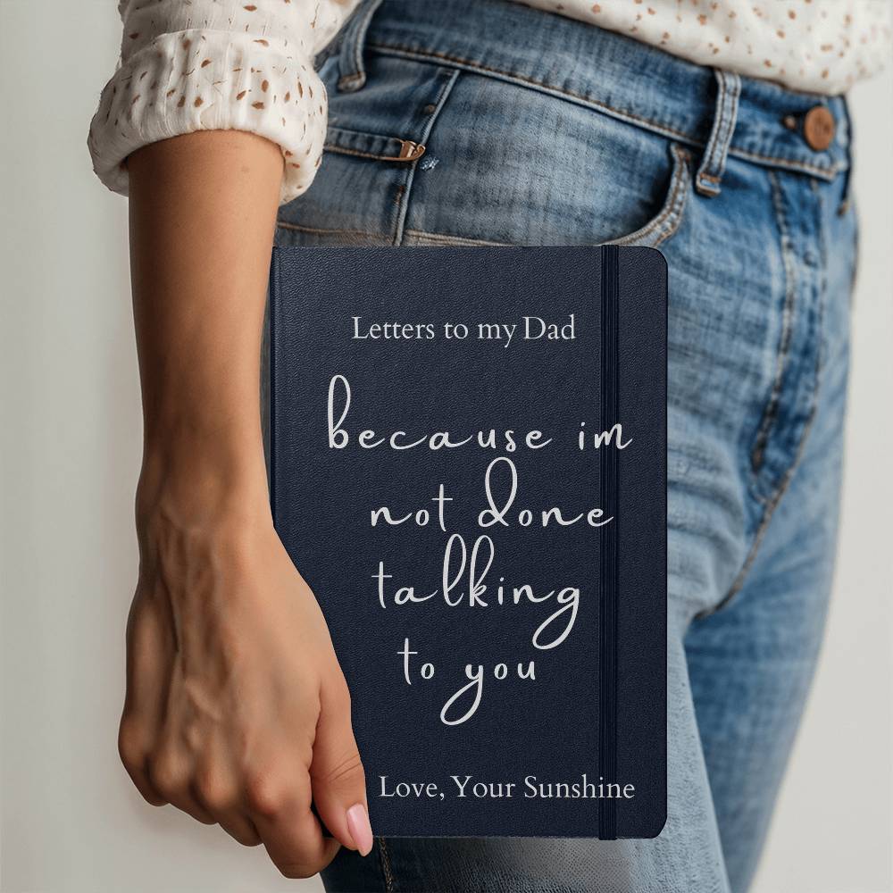Letters to My Loved One — Grief Journal, Personalized Memorial Gift, Custom Hardcover Keepsake Journal