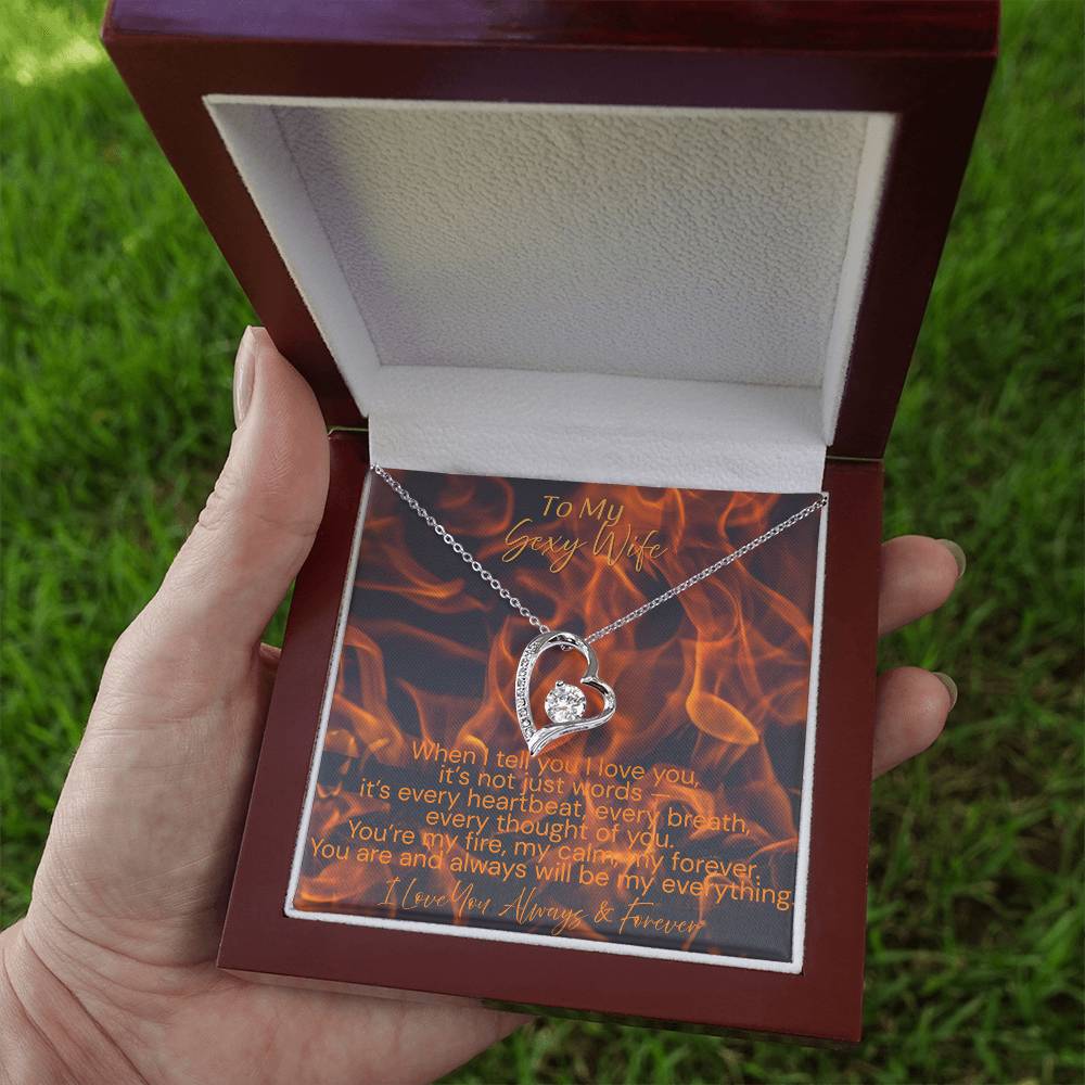 To My Sexy Wife – You’re My Fire, My Forever | Forever Love  Necklace