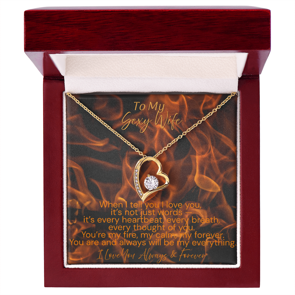 To My Sexy Wife – You’re My Fire, My Forever | Forever Love  Necklace
