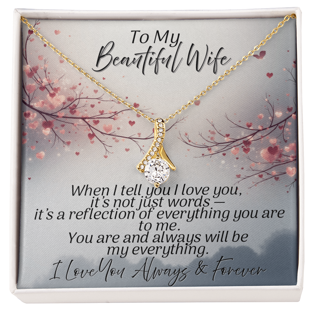 For My Beautiful Wife | My Everything | Alluring Beauty Necklace