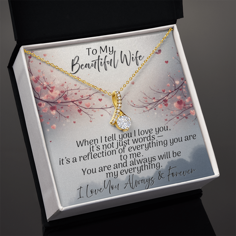 For My Beautiful Wife | My Everything | Alluring Beauty Necklace