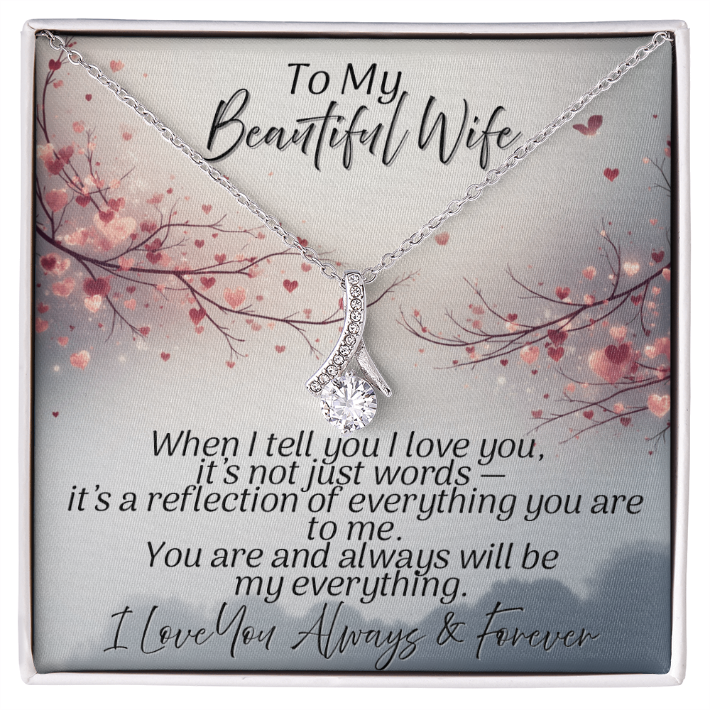 For My Beautiful Wife | My Everything | Alluring Beauty Necklace