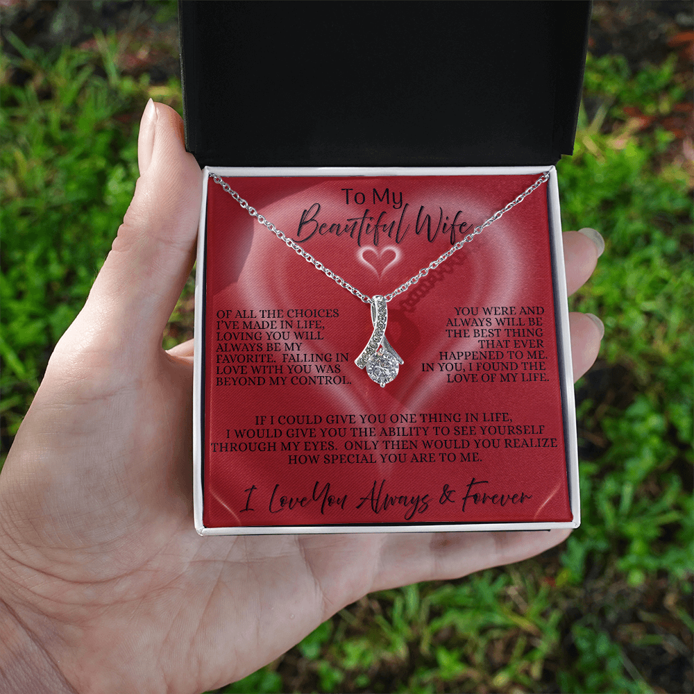 To My Beautiful Wife — The Scarlet Heart Edition | Alluring Beauty Necklace.