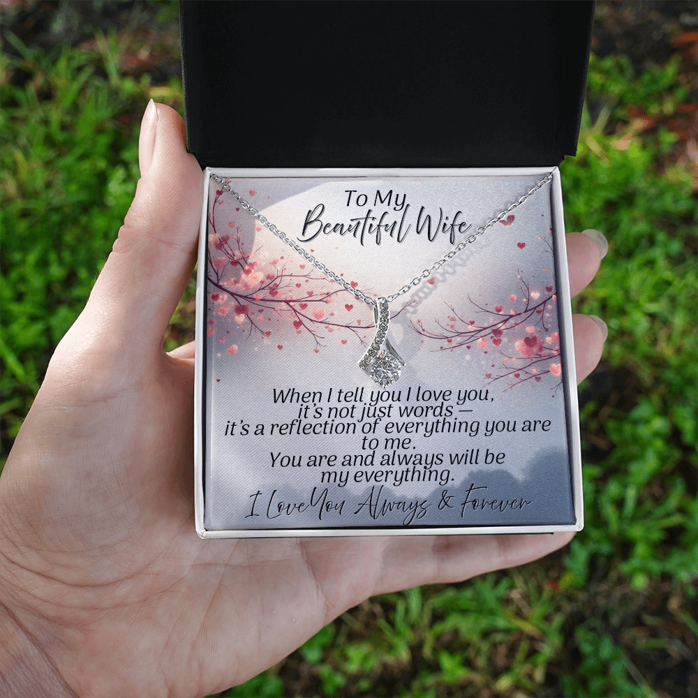 For My Beautiful Wife | My Everything | Alluring Beauty Necklace