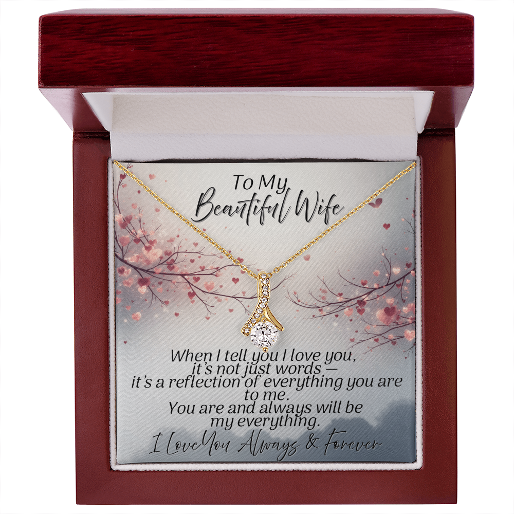 For My Beautiful Wife | My Everything | Alluring Beauty Necklace