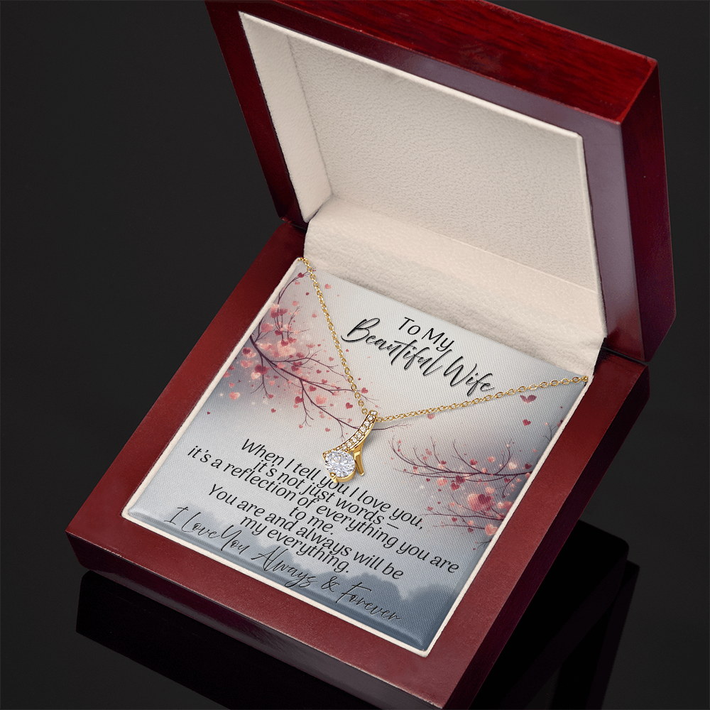 For My Beautiful Wife | My Everything | Alluring Beauty Necklace