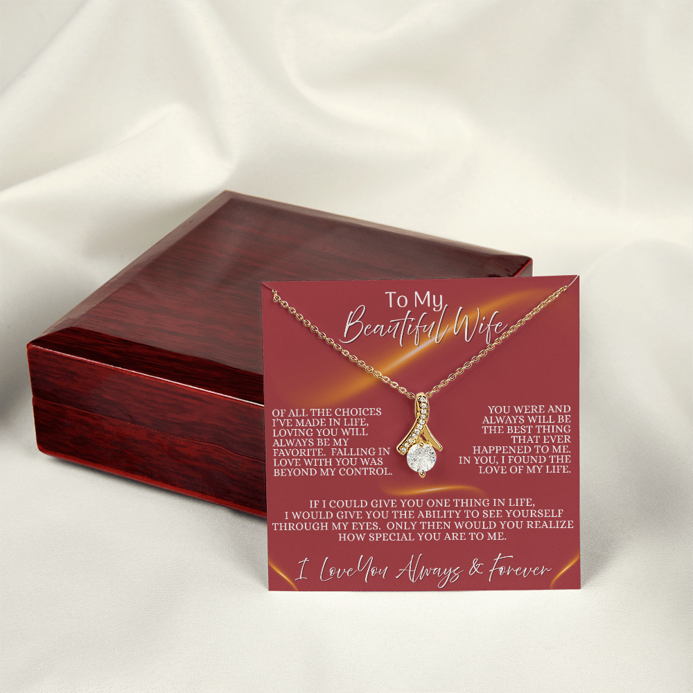Beautiful Wife —  Eternal Flame | Alluring Beauty Necklace (Gift for Wife)