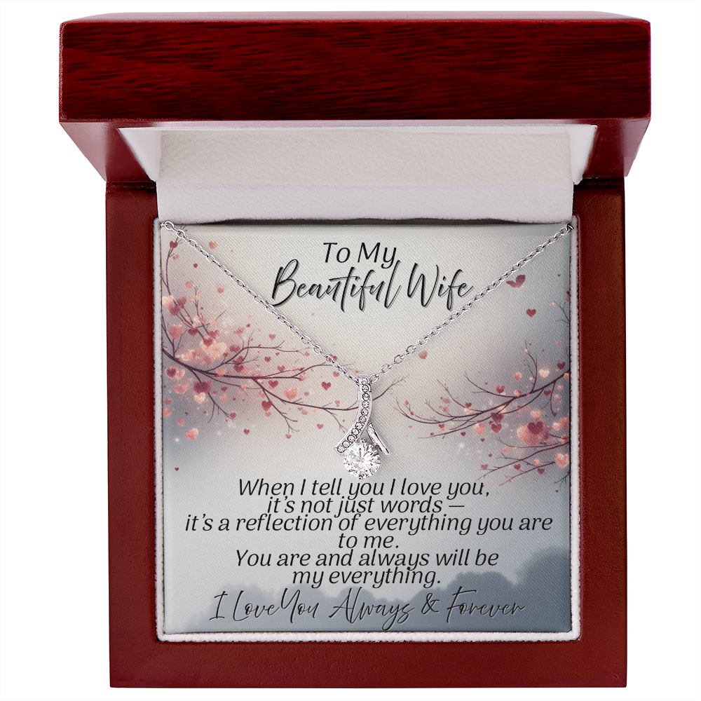 For My Beautiful Wife | My Everything | Alluring Beauty Necklace
