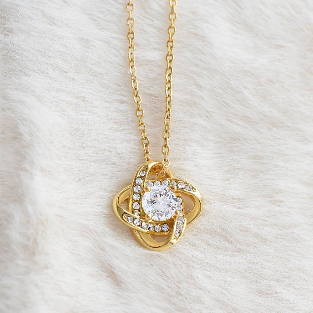 Graduation for  Her | Never Forget | Love Knot Necklace