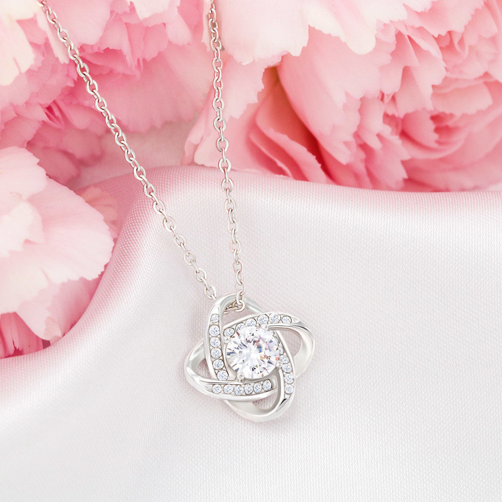 Graduation for  Her | Never Forget | Love Knot Necklace