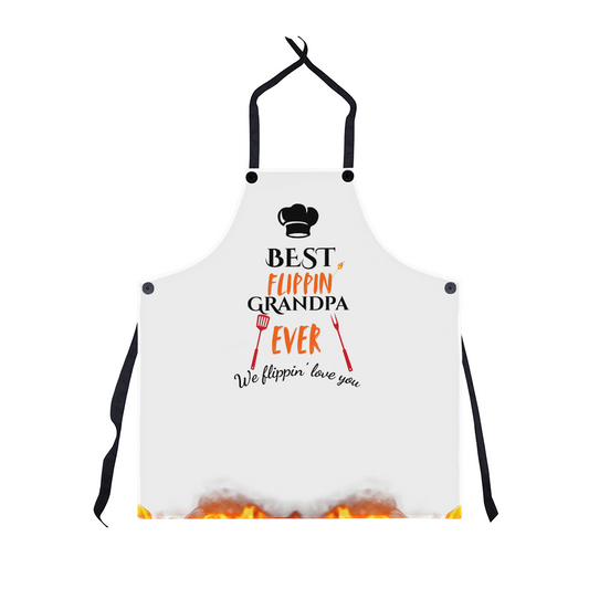 Best Flippin' Grandpa Ever - We flippin' love you -Apron