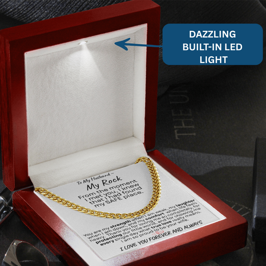 To My Husband | My Rock  |Cuban Chain | 4 Variances