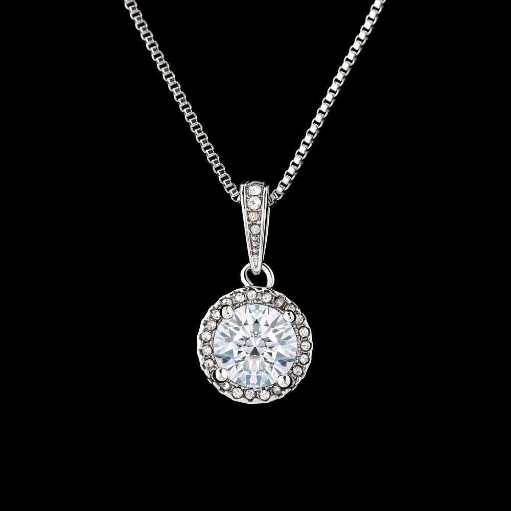 To My Beautiful Mom | Eternal Hope Necklace with Message Card-