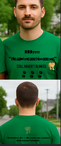 He Saw Me See Him See Me – Still Haven't Blinked Version - Urban Jungle Moment Tee - UNISEX T-Shirt